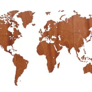 Карта мира Wall Decoration Exclusive 130х78 cm (Африканское Сапеле)